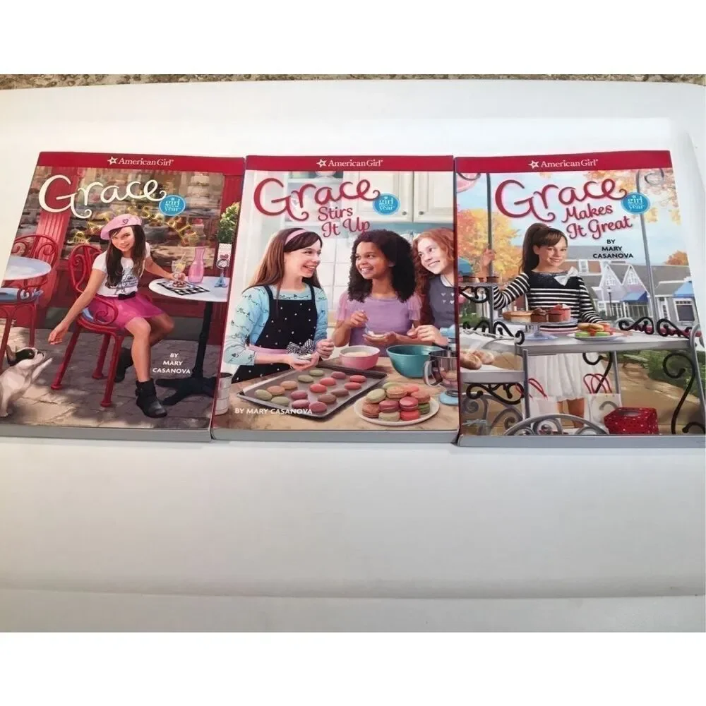 American Girl Set of 3 Grace Books - Gently Used